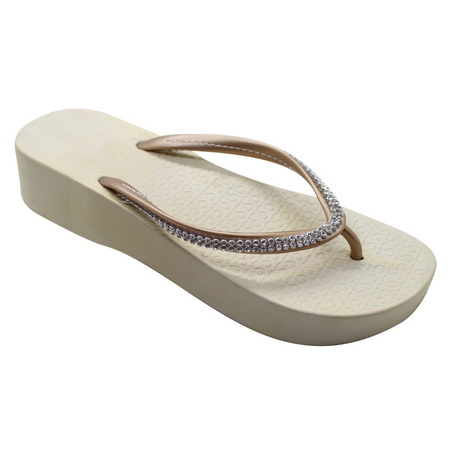Wedge flip flops sandals